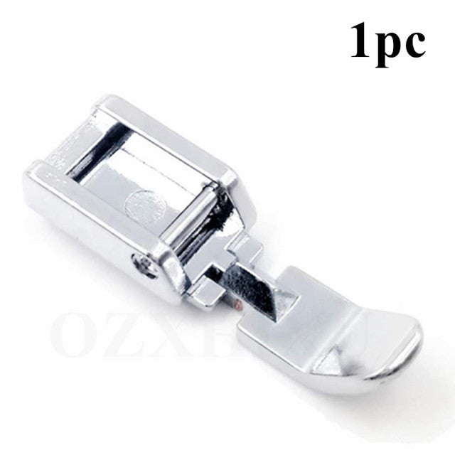 Zipper Sewing Machine Presser Foot Left Right Narrow Foot Compatible with Low Shank Snap On Singer Brother Sewing Accessories