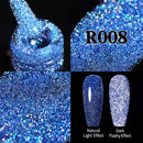 UR SUGAR 7,5 ml reflektierender Glitzer-Gel-Nagellack, Winterfarbe, funkelnde Pailletten, UV-LED-Lack, Nail Art-Dekoration