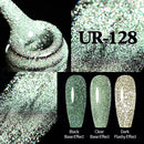 UR SUGAR 7,5 ml reflektierender Glitzer-Gel-Nagellack, Winterfarbe, funkelnde Pailletten, UV-LED-Lack, Nail Art-Dekoration
