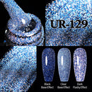 UR SUGAR 7,5 ml reflektierender Glitzer-Gel-Nagellack, Winterfarbe, funkelnde Pailletten, UV-LED-Lack, Nail Art-Dekoration