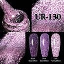 UR SUGAR 7,5 ml reflektierender Glitzer-Gel-Nagellack, Winterfarbe, funkelnde Pailletten, UV-LED-Lack, Nail Art-Dekoration
