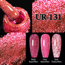 UR SUGAR 7,5 ml reflektierender Glitzer-Gel-Nagellack, Winterfarbe, funkelnde Pailletten, UV-LED-Lack, Nail Art-Dekoration