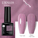 UR SUGAR 7,5 ml reflektierender Glitzer-Gel-Nagellack, Winterfarbe, funkelnde Pailletten, UV-LED-Lack, Nail Art-Dekoration