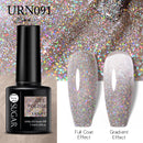 UR SUGAR 7,5 ml reflektierender Glitzer-Gel-Nagellack, Winterfarbe, funkelnde Pailletten, UV-LED-Lack, Nail Art-Dekoration