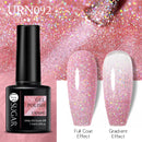 UR SUGAR 7,5 ml reflektierender Glitzer-Gel-Nagellack, Winterfarbe, funkelnde Pailletten, UV-LED-Lack, Nail Art-Dekoration
