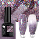UR SUGAR 7,5 ml reflektierender Glitzer-Gel-Nagellack, Winterfarbe, funkelnde Pailletten, UV-LED-Lack, Nail Art-Dekoration