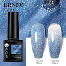 UR SUGAR 7,5 ml reflektierender Glitzer-Gel-Nagellack, Winterfarbe, funkelnde Pailletten, UV-LED-Lack, Nail Art-Dekoration