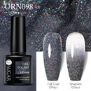 UR SUGAR 7,5 ml reflektierender Glitzer-Gel-Nagellack, Winterfarbe, funkelnde Pailletten, UV-LED-Lack, Nail Art-Dekoration