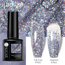 UR SUGAR 7,5 ml reflektierender Glitzer-Gel-Nagellack, Winterfarbe, funkelnde Pailletten, UV-LED-Lack, Nail Art-Dekoration