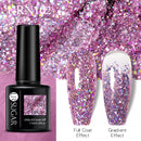 UR SUGAR 7,5 ml reflektierender Glitzer-Gel-Nagellack, Winterfarbe, funkelnde Pailletten, UV-LED-Lack, Nail Art-Dekoration