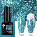 UR SUGAR 7,5 ml reflektierender Glitzer-Gel-Nagellack, Winterfarbe, funkelnde Pailletten, UV-LED-Lack, Nail Art-Dekoration