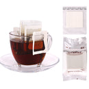 50 uds/25 uds. Bolsas de filtro desechables para taza de café por goteo, herramienta de café y té para viajes de oficina, filtros de café, papel para Dropshipping