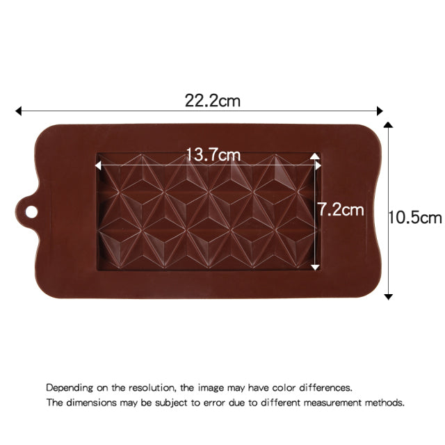 New Silicone Chocolate Mold Non-Stick Cake Mould Jelly Candy 3D DIY Molds Kitchen Accessories Reusable Baking Tools