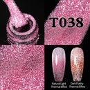 UR SUGAR 7,5 ml reflektierender Glitzer-Gel-Nagellack, Winterfarbe, funkelnde Pailletten, UV-LED-Lack, Nail Art-Dekoration