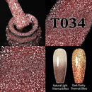 UR SUGAR 7,5 ml reflektierender Glitzer-Gel-Nagellack, Winterfarbe, funkelnde Pailletten, UV-LED-Lack, Nail Art-Dekoration
