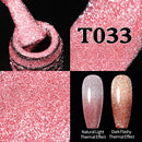 UR SUGAR 7,5 ml reflektierender Glitzer-Gel-Nagellack, Winterfarbe, funkelnde Pailletten, UV-LED-Lack, Nail Art-Dekoration