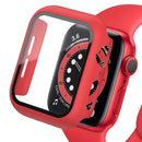 Glas + Abdeckung für Apple Watch Gehäuse 45 mm 41 mm 44 mm 40 mm 42 mm 38 mm iWatch Zubehör Displayschutzfolie Apple Watch Serie 3 4 5 6 SE 7