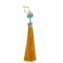 2021New Anime Genshin Impact Ohrringe Zhongli Lange Quaste Ohrclips Tartaglia Eardrop Für Frauen Männer 1: 1 Cosplay Schmuck Requisiten