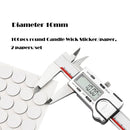 1 rollo, 200 pies, 61M, mecha blanca para velas, mecha tejida de algodón para velas, Material para hacer velas DIY, cera sin humo, núcleo de algodón puro