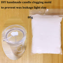 1 rollo, 200 pies, 61M, mecha blanca para velas, mecha tejida de algodón para velas, Material para hacer velas DIY, cera sin humo, núcleo de algodón puro