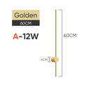 Lámpara de pared LED de rotación de 350 °, luz de pared larga moderna para el hogar, dormitorio, escaleras, sala de estar, sofá, iluminación de fondo, lámpara de decoración