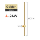 Lámpara de pared LED de rotación de 350 °, luz de pared larga moderna para el hogar, dormitorio, escaleras, sala de estar, sofá, iluminación de fondo, lámpara de decoración