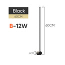 Lámpara de pared LED de rotación de 350 °, luz de pared larga moderna para el hogar, dormitorio, escaleras, sala de estar, sofá, iluminación de fondo, lámpara de decoración