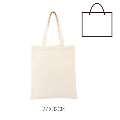 Reusable Cotton Shopping Bags Eco Foldable Shoulder Bag Large Handbag Fabric Canvas Tote Bag for Market Shopping Bags Foldable