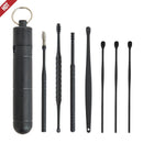 1 / 7PC / Set Ohrreiniger Ohrenschmalzentfernungswerkzeug ABS Earpick Kürette Wiederverwendbare Ohrreinigungswachsentferner Frühlingslöffel Ohrpickelreiniger