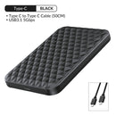 ORICO 2,5-Zoll-Festplattengehäuse SATA zu USB 3.0-Festplattengehäuse Externes HD-Gehäuse für 7-9,5-mm-Festplatten-SSD-Festplattengehäuse Festplattengehäuse unterstützt UASP