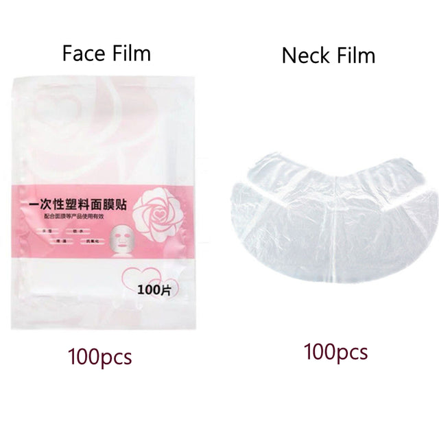 Disposable Plastic Film For Face Fresh keeping Film Mask Ultra Thin Skin Care Paper Beauty Salon Promote Products Absorption