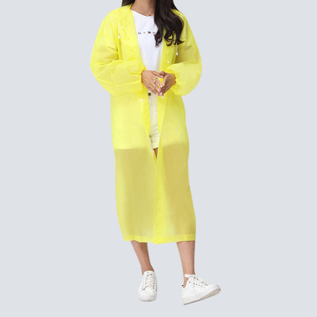 Fashion EVA Children Raincoat Thickened Waterproof Rain Coat Kids Clear Transparent Tour Waterproof Rainwear Suit