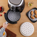 100 Stück 9/8/7 Zoll Air Fryer Liner Perforierte Antihaftmatten Perforierte Pergamentpapiere Dampfkorbmatte Backen für die Küche