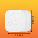 100 Stück 9/8/7 Zoll Air Fryer Liner Perforierte Antihaftmatten Perforierte Pergamentpapiere Dampfkorbmatte Backen für die Küche