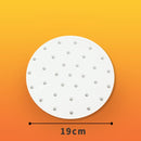 100 Stück 9/8/7 Zoll Air Fryer Liner Perforierte Antihaftmatten Perforierte Pergamentpapiere Dampfkorbmatte Backen für die Küche