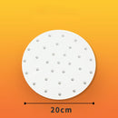 100 Stück 9/8/7 Zoll Air Fryer Liner Perforierte Antihaftmatten Perforierte Pergamentpapiere Dampfkorbmatte Backen für die Küche