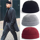 Mode Hip Hop Beanie Strickmütze Männer Skullcap Frauen Winter Warm Brimless Baggy Melon Cap Cuff Docker Fisherman Beanies Hüte