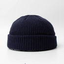 Mode Hip Hop Beanie Strickmütze Männer Skullcap Frauen Winter Warm Brimless Baggy Melon Cap Cuff Docker Fisherman Beanies Hüte