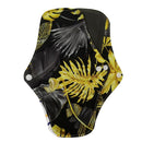 [LECY ECO LIFE] Menstruationseinlagen aus Bambuskohle-Fleece für Frauen mit Flamingo-Aufdruck, wiederverwendbare wasserdichte Mumieneinlagen für Frauen