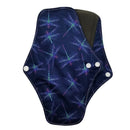 [LECY ECO LIFE] Menstruationseinlagen aus Bambuskohle-Fleece für Frauen mit Flamingo-Aufdruck, wiederverwendbare wasserdichte Mumieneinlagen für Frauen