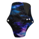 [LECY ECO LIFE] Menstruationseinlagen aus Bambuskohle-Fleece für Frauen mit Flamingo-Aufdruck, wiederverwendbare wasserdichte Mumieneinlagen für Frauen