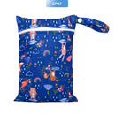 EezKoala Mini-Nasstasche für Baby-Stoffwindeltasche für Menstruationsbinden 18 x 25 cm, Reißverschluss, wasserdicht, wiederverwendbar und waschbar