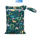 EezKoala Mini-Nasstasche für Baby-Stoffwindeltasche für Menstruationsbinden 18 x 25 cm, Reißverschluss, wasserdicht, wiederverwendbar und waschbar