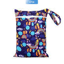 EezKoala Mini-Nasstasche für Baby-Stoffwindeltasche für Menstruationsbinden 18 x 25 cm, Reißverschluss, wasserdicht, wiederverwendbar und waschbar