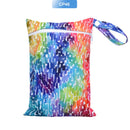 EezKoala Mini-Nasstasche für Baby-Stoffwindeltasche für Menstruationsbinden 18 x 25 cm, Reißverschluss, wasserdicht, wiederverwendbar und waschbar