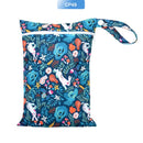 EezKoala Mini-Nasstasche für Baby-Stoffwindeltasche für Menstruationsbinden 18 x 25 cm, Reißverschluss, wasserdicht, wiederverwendbar und waschbar