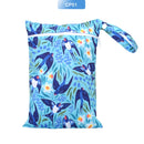 EezKoala Mini-Nasstasche für Baby-Stoffwindeltasche für Menstruationsbinden 18 x 25 cm, Reißverschluss, wasserdicht, wiederverwendbar und waschbar