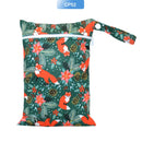 EezKoala Mini-Nasstasche für Baby-Stoffwindeltasche für Menstruationsbinden 18 x 25 cm, Reißverschluss, wasserdicht, wiederverwendbar und waschbar