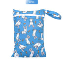 EezKoala Mini-Nasstasche für Baby-Stoffwindeltasche für Menstruationsbinden 18 x 25 cm, Reißverschluss, wasserdicht, wiederverwendbar und waschbar