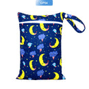 EezKoala Mini-Nasstasche für Baby-Stoffwindeltasche für Menstruationsbinden 18 x 25 cm, Reißverschluss, wasserdicht, wiederverwendbar und waschbar